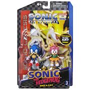 Sonic the Hedgehog Comic Pack Amy and Sonic Action Figures